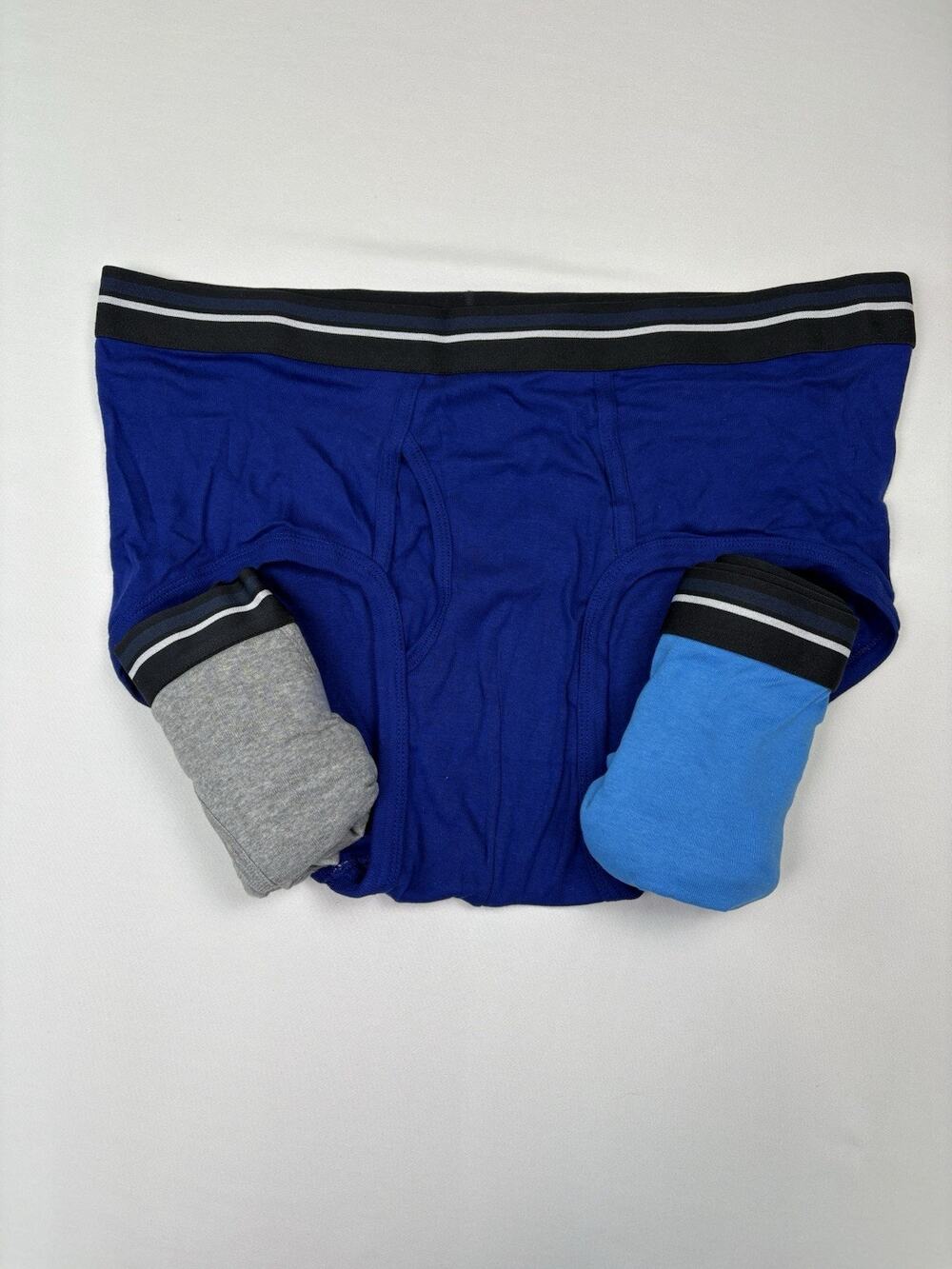 Amazon Essentials Mens Cotton Tag-Free Briefs Underwear 3 Pack XL Breathable